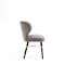 Manhattan Comfort Modern Strine Dining Chair Upholstered in Velvet and Leatherette-Set of 2 2-DC045-DT - alternate 4